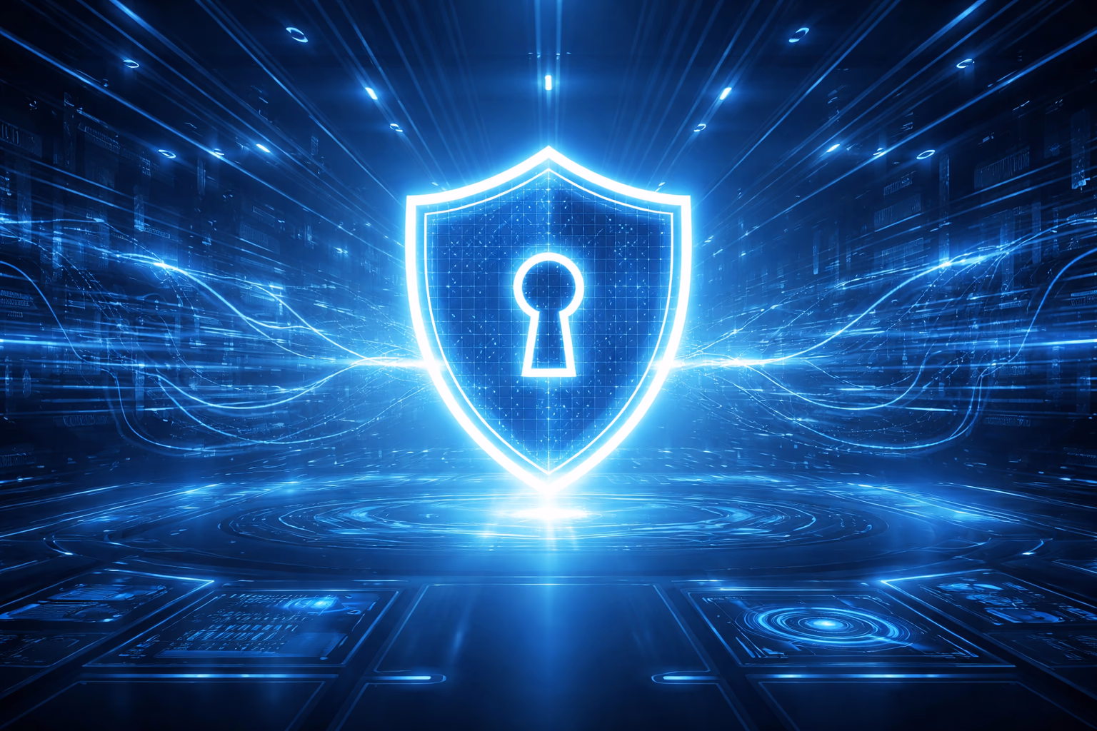 Secure digital account protection concept with illuminated shield interface and premium gaming access environment for 35BD members